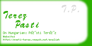 terez pasti business card